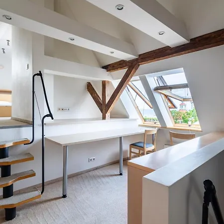 Coastal Style Two-Level Victus Apartment Near Sopot Pier By Noclegi Renters-3